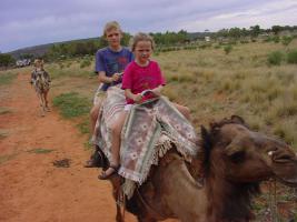 A dos de dromadaire, en Australie